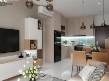 Hình ảnh thiết kế nội thất Safira Khang Điền 66m2