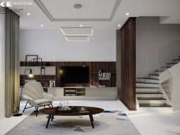 Thiết kế nội thất biệt thự Lakeview City 2 phòng ngủ