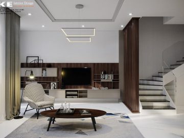 Thiết kế nội thất biệt thự Lakeview City 2 phòng ngủ