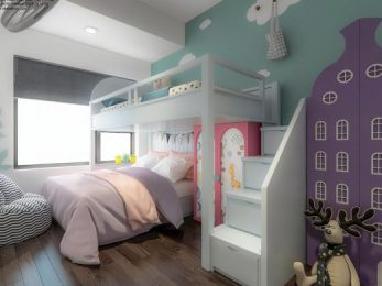 Thiết kế chung cư Safira Khang Điền 3 phòng ngủ 85m2