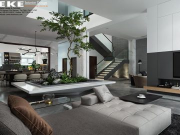 Biệt thự Kiên Giang với phong cách nội thất hiện đại
